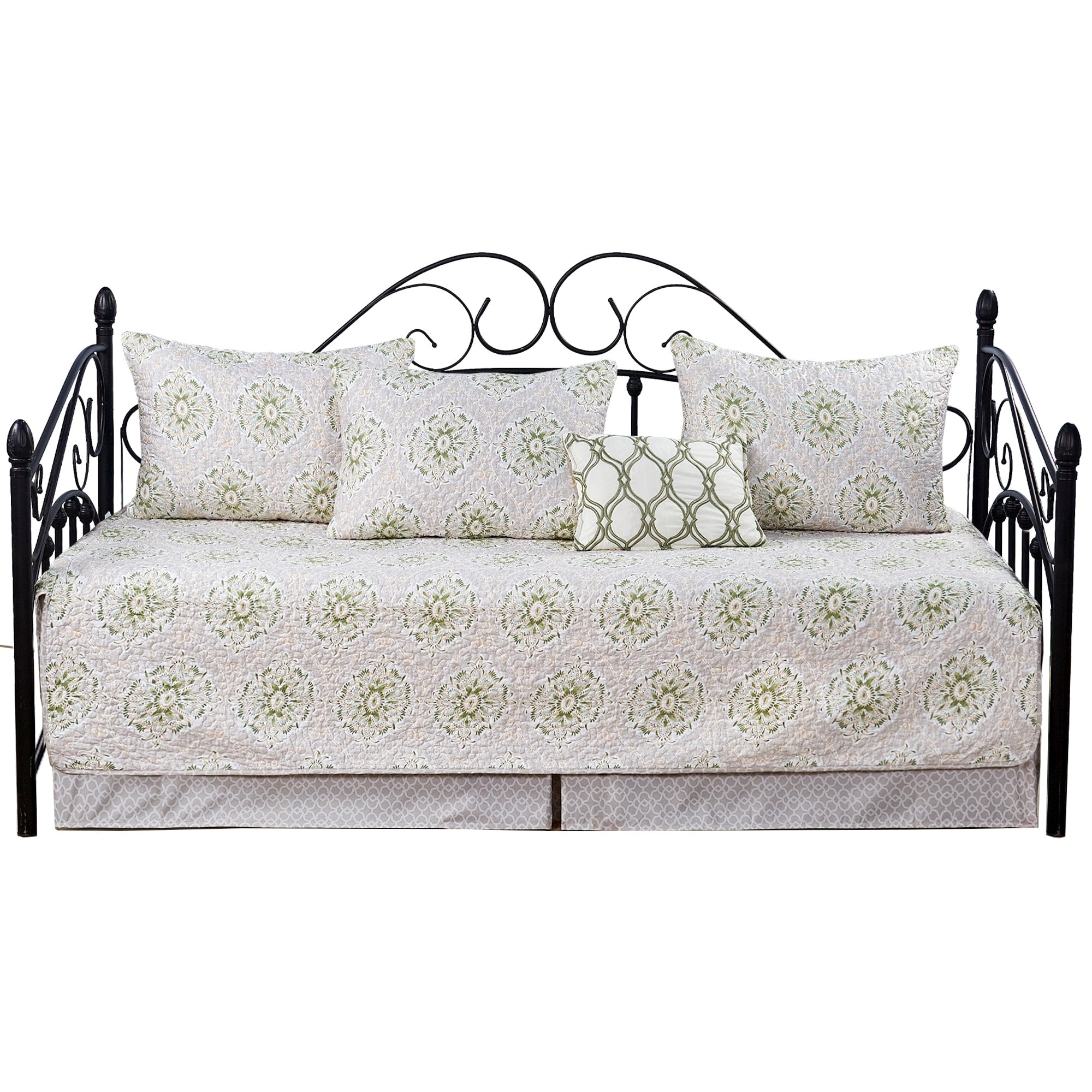 Serenta 6 Piece Cotton Blend Daybed Bedspread Coverlet Set - 75 x 39