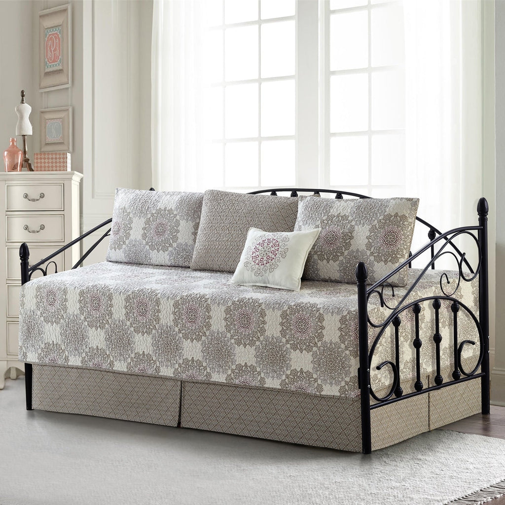 Serenta 6 Piece Cotton Blend Daybed Bedspread Coverlet Set - 75 x 39