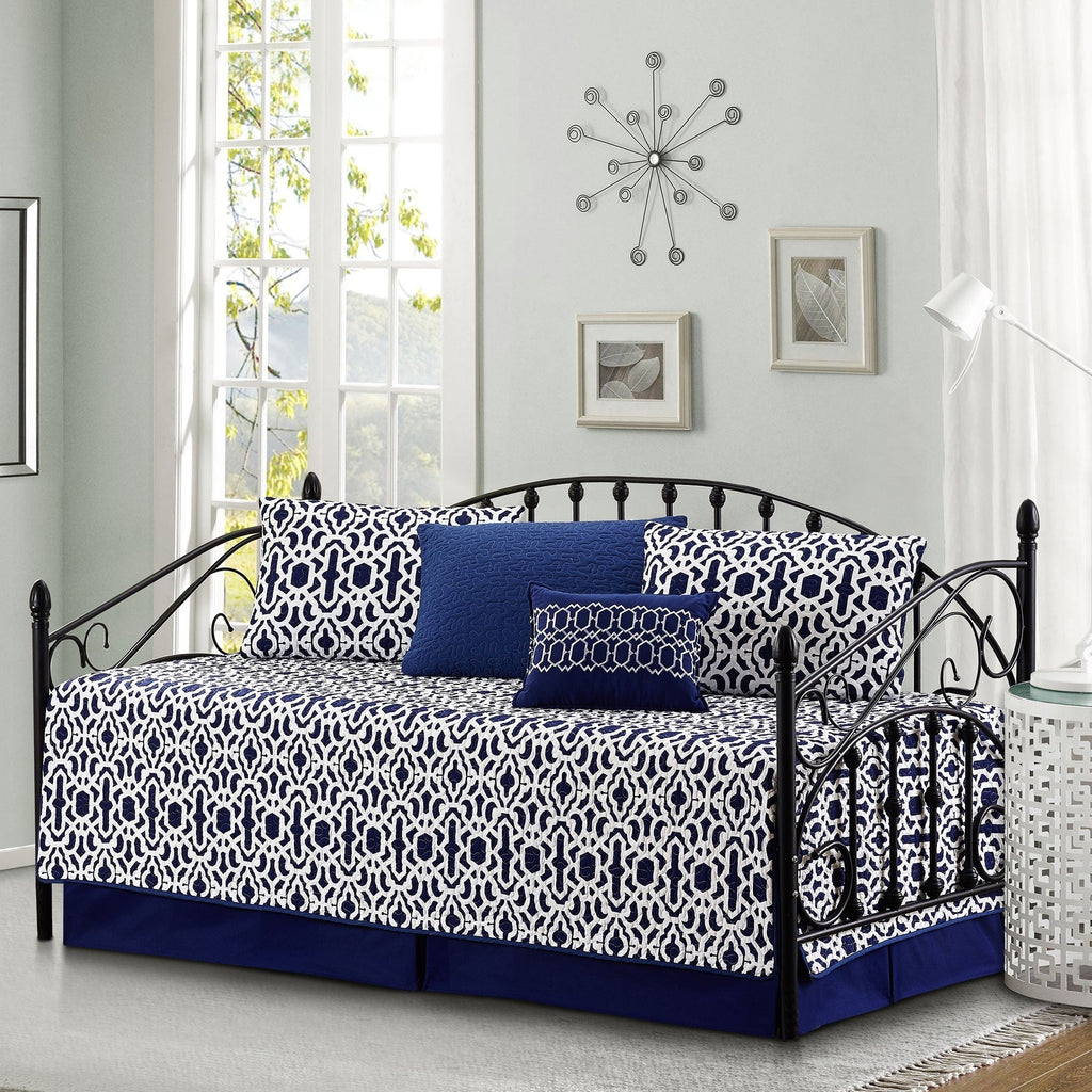 Serenta 6 Piece Cotton Blend Daybed Bedspread Coverlet Set - 75 x 39