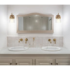 Shirley Metal/Glass LED Vanity Light, by JONATHAN Y