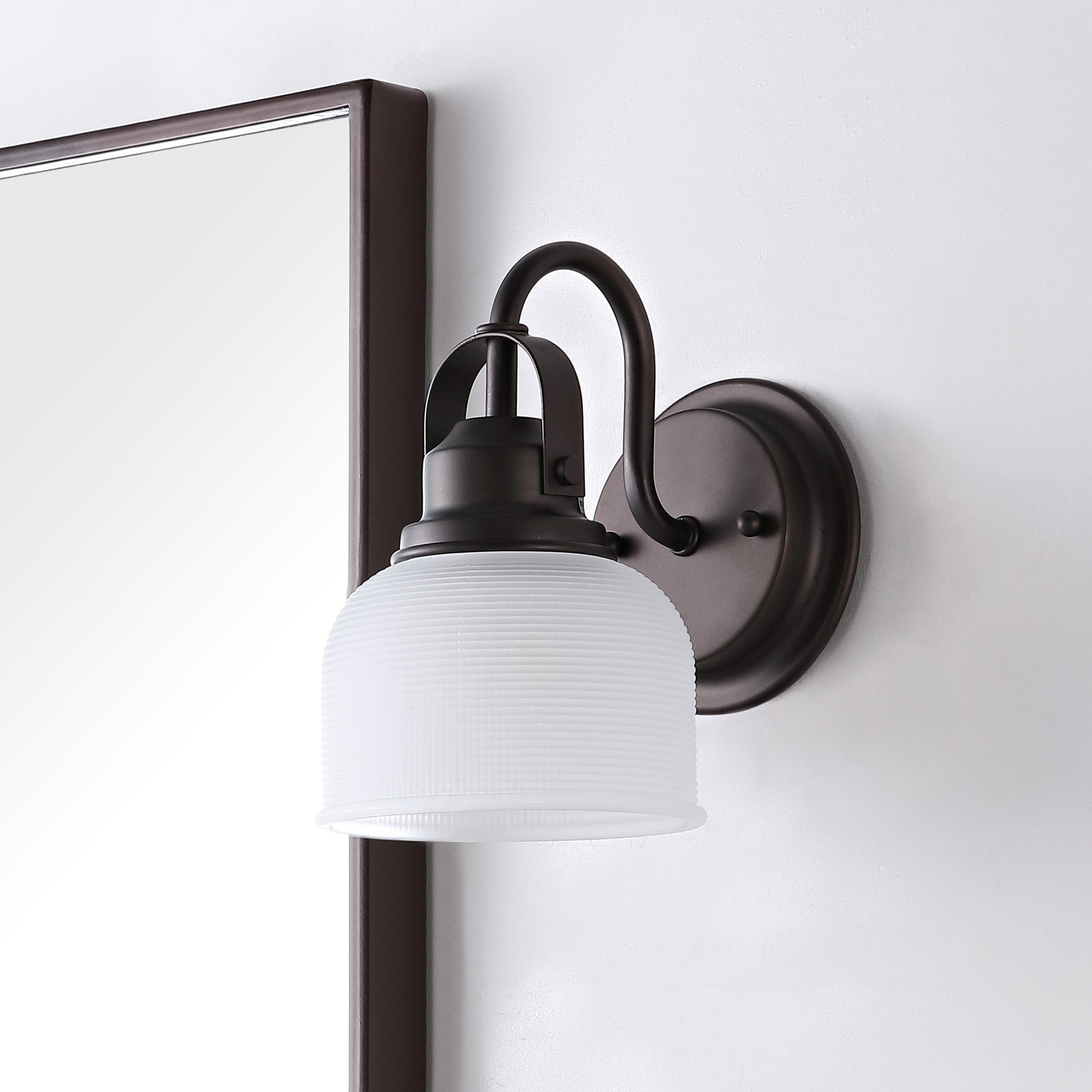 Shirley Metal/Glass LED Vanity Light, by JONATHAN Y