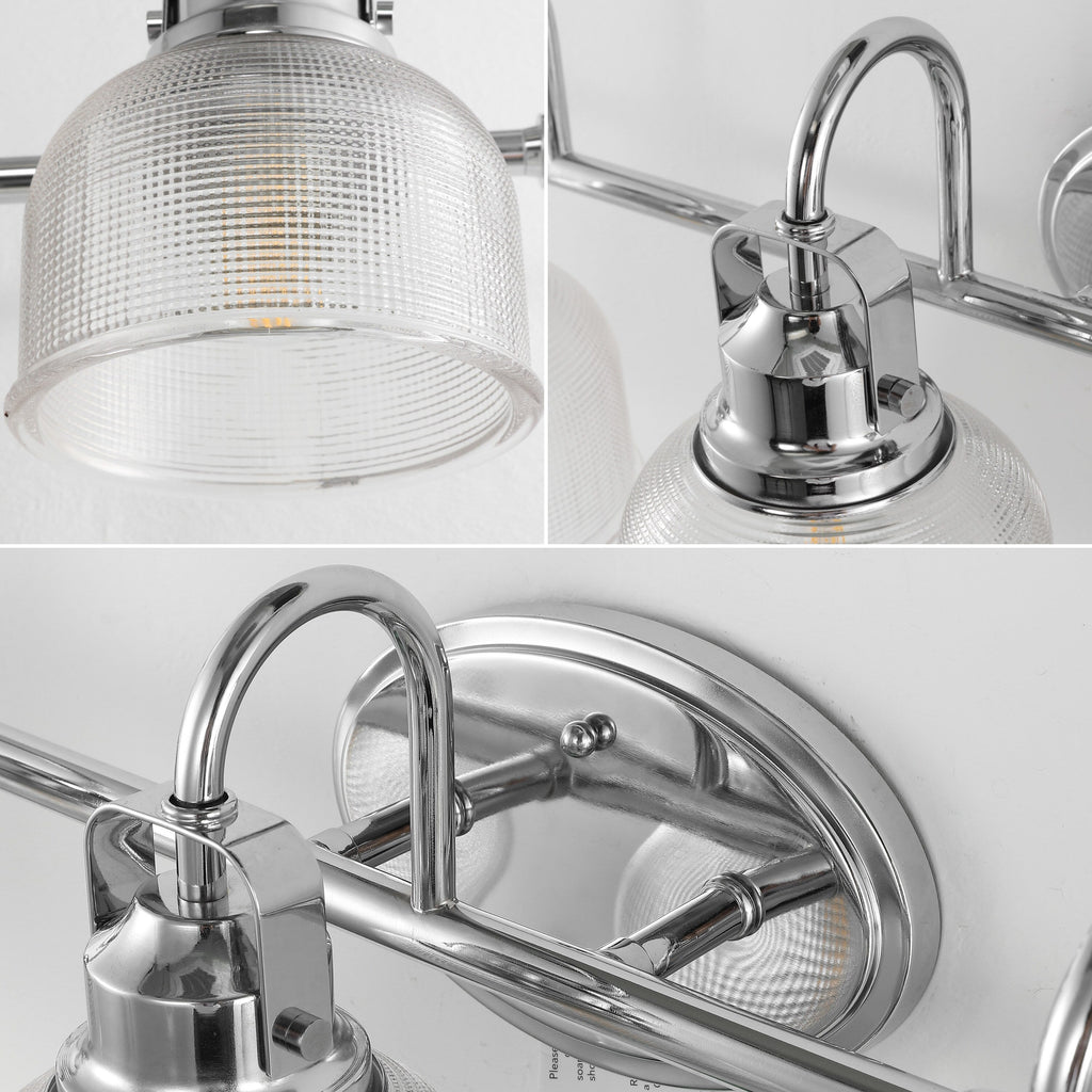 Shirley Metal/Glass LED Vanity Light, by JONATHAN Y