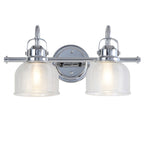 Shirley Metal/Glass LED Vanity Light, by JONATHAN Y