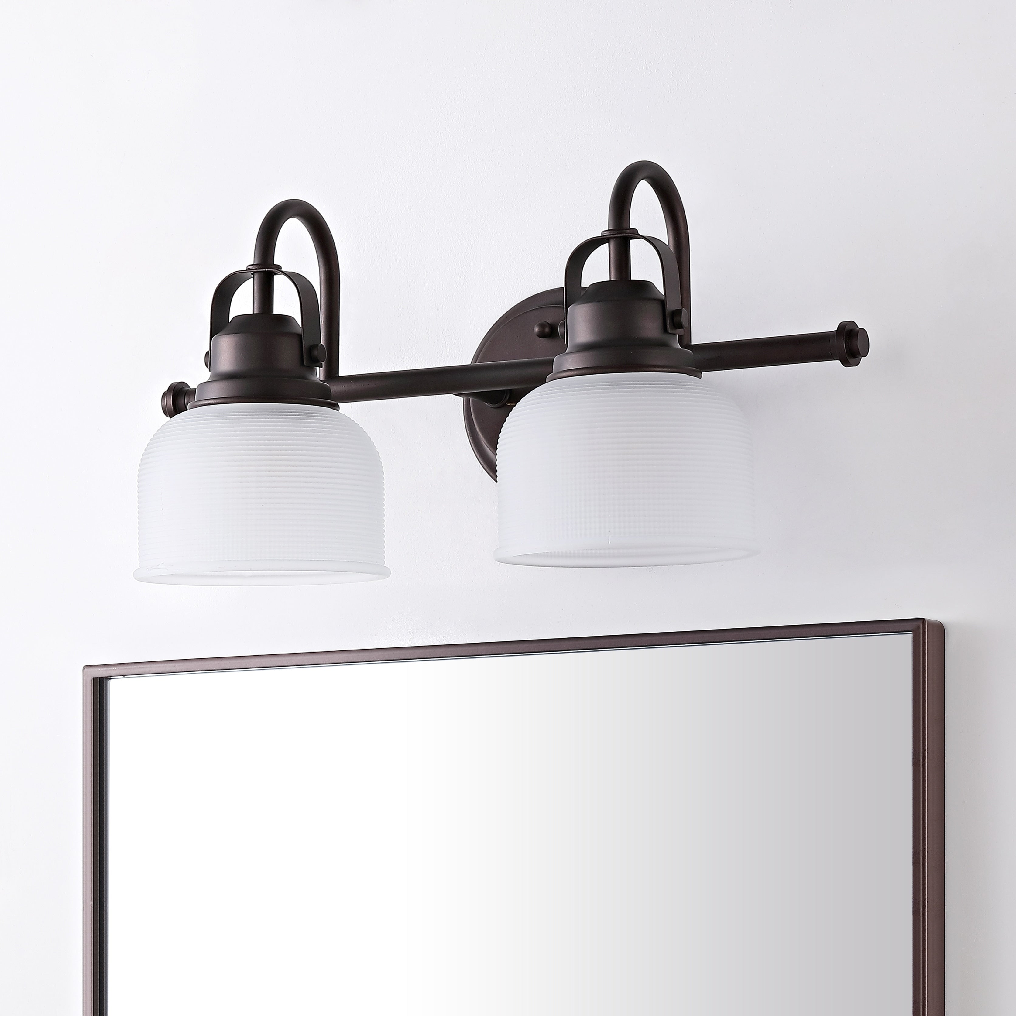 Shirley Metal/Glass LED Vanity Light, by JONATHAN Y