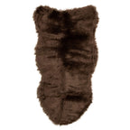 Silver Orchid Parrott Faux Fur Sheepskin Area Rug