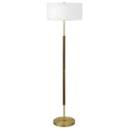Simone 2-Light Floor Lamp with Fabric Shade