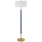 Simone 2-Light Floor Lamp with Fabric Shade