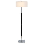 Simone 2-Light Floor Lamp with Fabric Shade