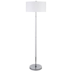 Simone 2-Light Floor Lamp with Fabric Shade