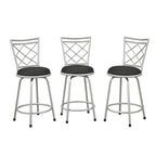 Simple Living Alyssa Adjustable Height Swivel Stools (Set of 3)