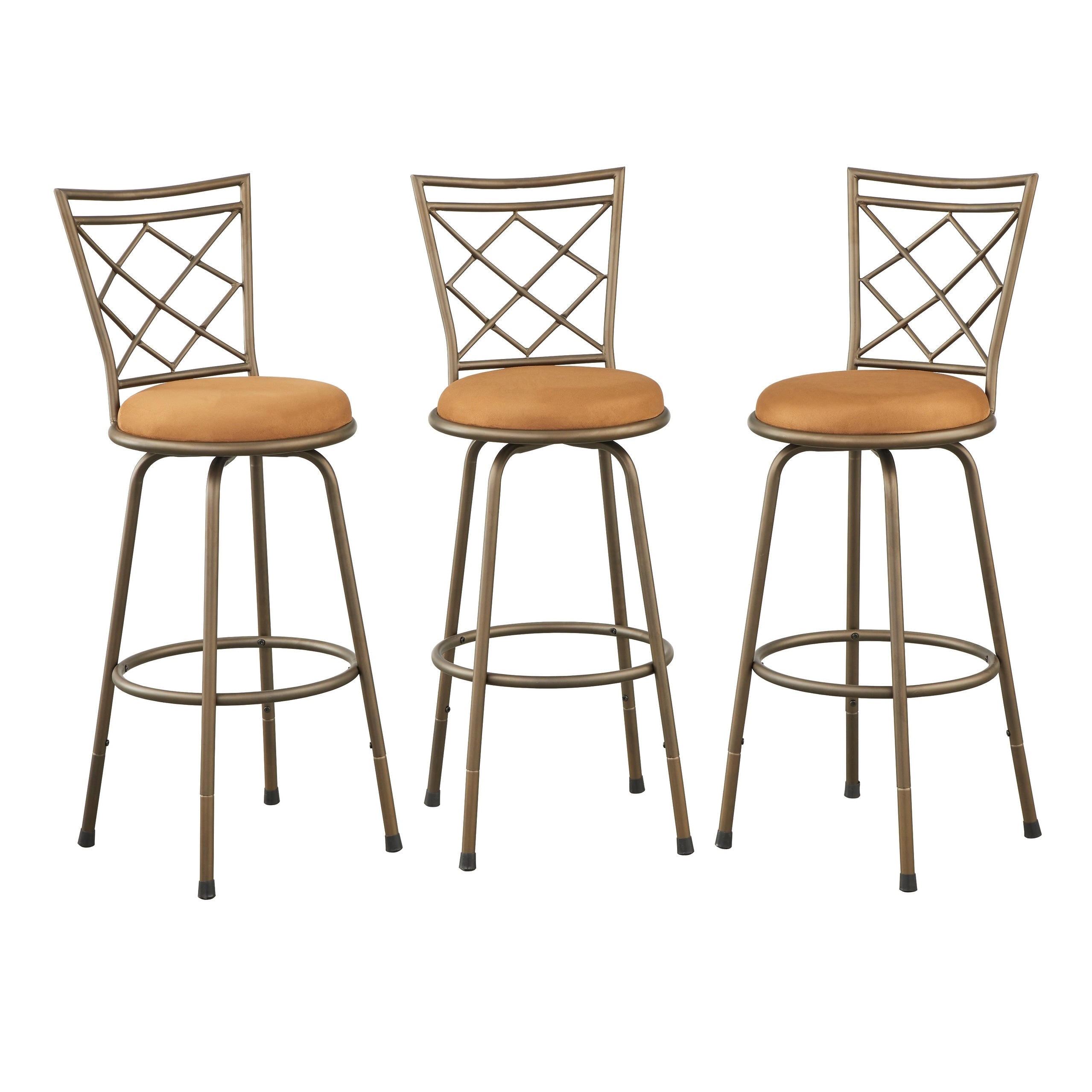 Simple Living Alyssa Adjustable Height Swivel Stools (Set of 3)