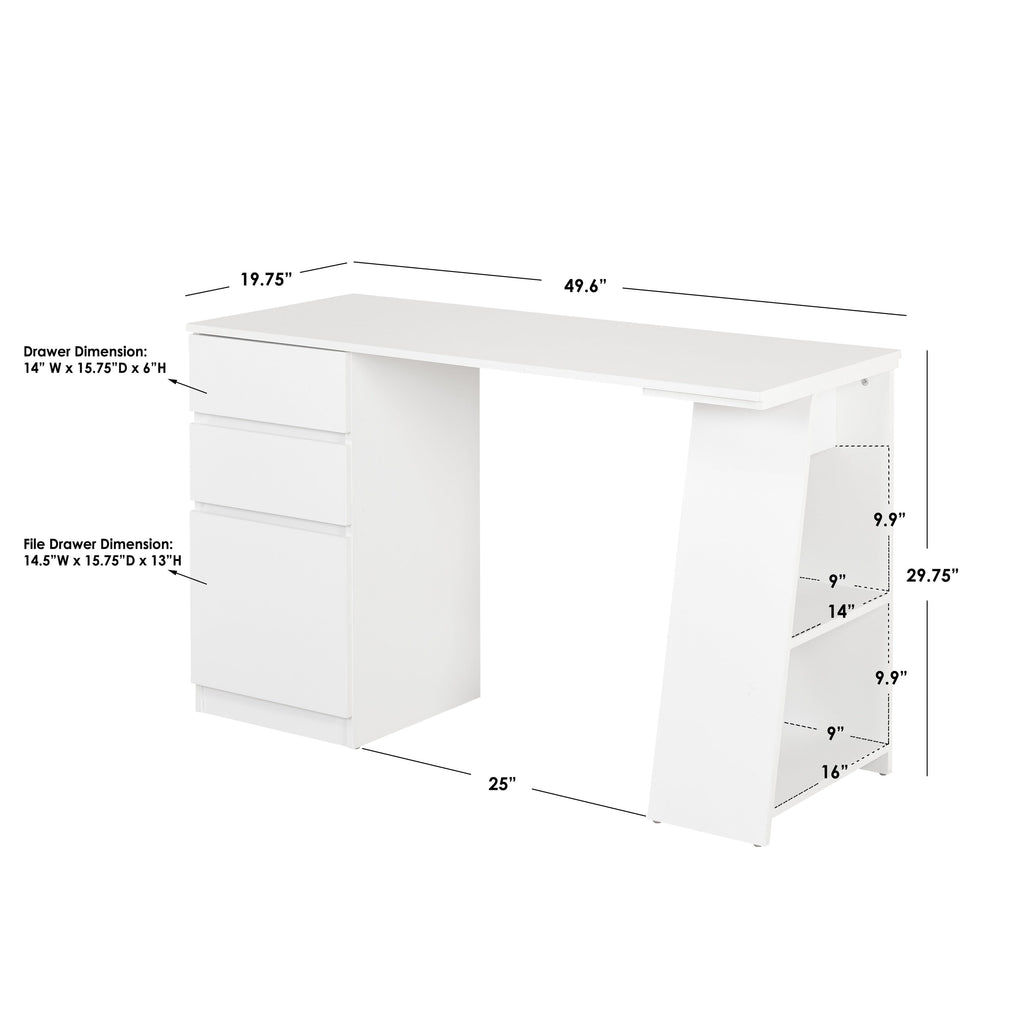 Simple Living Como Modern Writing Desk