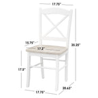 Simple Living Country Cottage Dining Chairs (Set of 2)