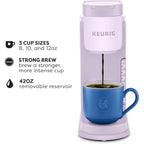 Single Serve K-Cup Coffee Maker, 3 Brew Sizes, Strong Brew, 42oz Reservoir, Lavender