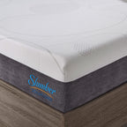 Slumber Solutions 14-inch Gel Memory Foam Choose Your Comfort Mattress - White