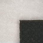 Soft Washable Area Rug with Anti-Slip Backing in solid Colors