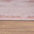Soft Washable Area Rug with Anti-Slip Backing in solid Colors