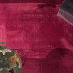 Soft Washable Area Rug with Anti-Slip Backing in solid Colors