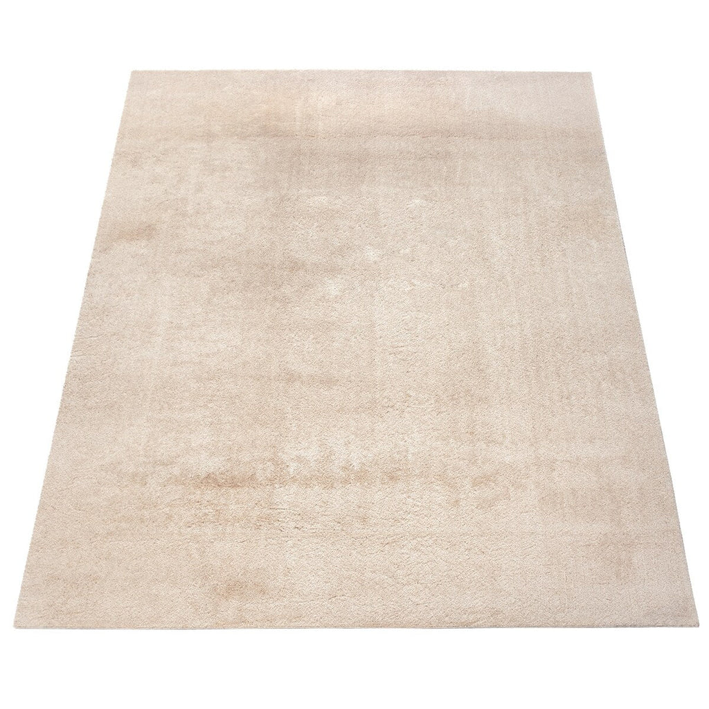 Soft Washable Area Rug with Anti-Slip Backing in solid Colors