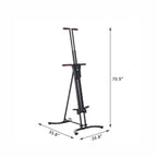 Soozier Steel Vertical Stair Climber Exercise Machine - 28L x 26W x 82H