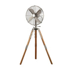 Star Fans Star Tripod 16-inch Stand Fan with Wooden Legs