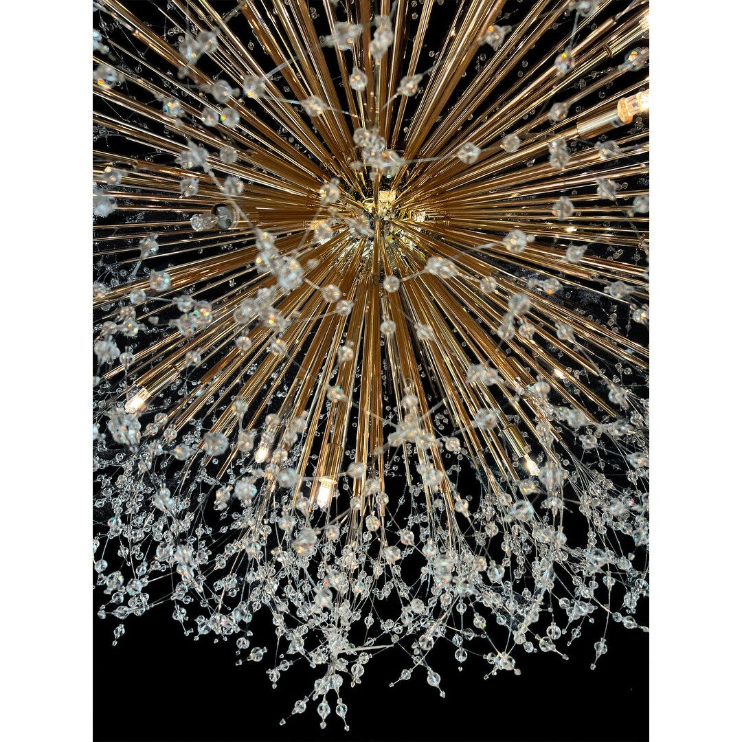 Starburst Chandelier 47 Wide Crystal Lighting Fixture