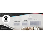 Stupell Seat Yourself Bathroom Sign Minimal Black White Canvas Wall Art