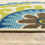 Vista Home Catalina Floral Medallions Indoor/ Outdoor Area Rug--