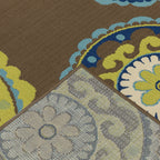Vista Home Catalina Floral Medallions Indoor/ Outdoor Area Rug--
