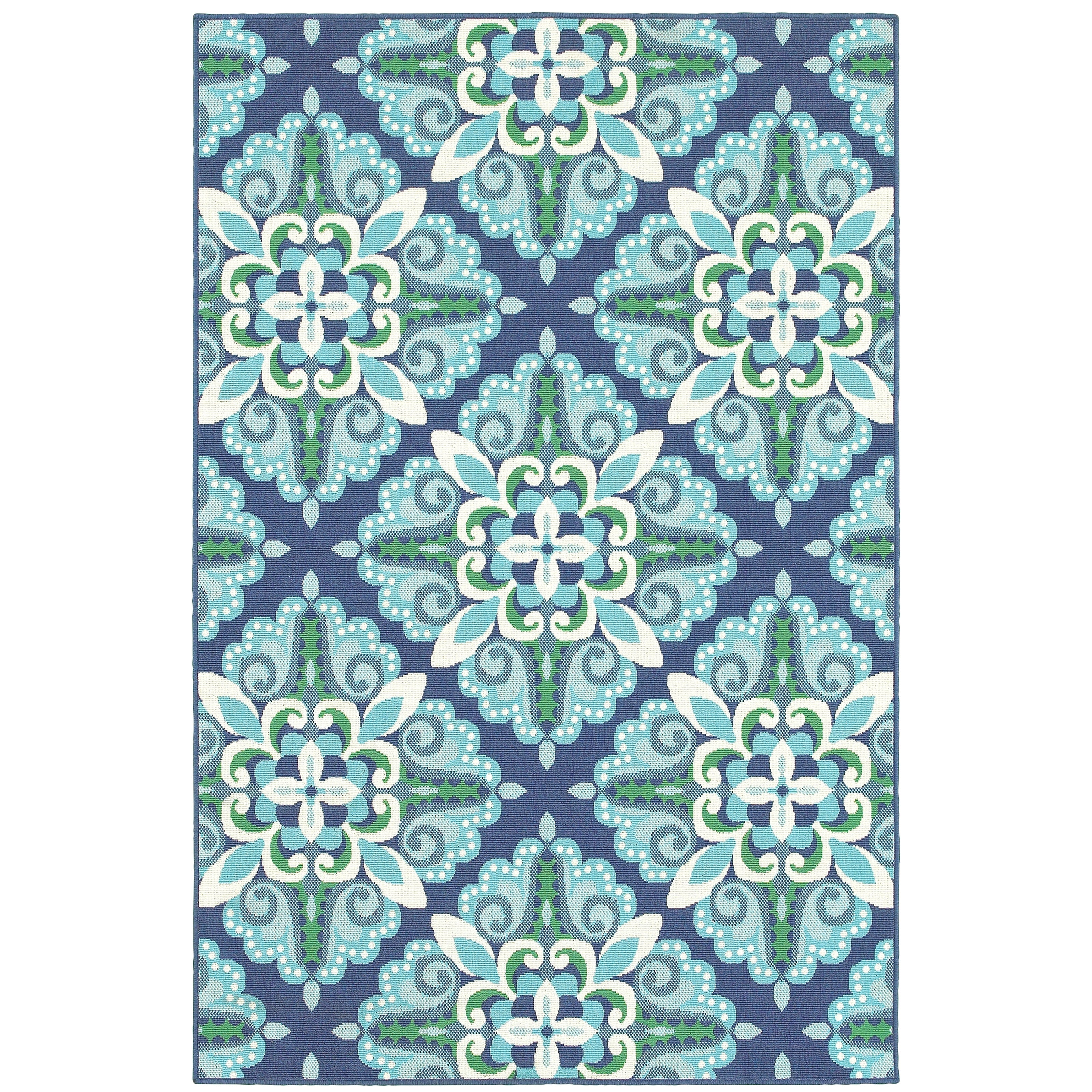 Style Haven Martinque Medallion Indoor Outdoor Area Rug-