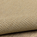 Style Haven Veranda Light Brown Solid Textured Indoor-Outdoor Area Rug