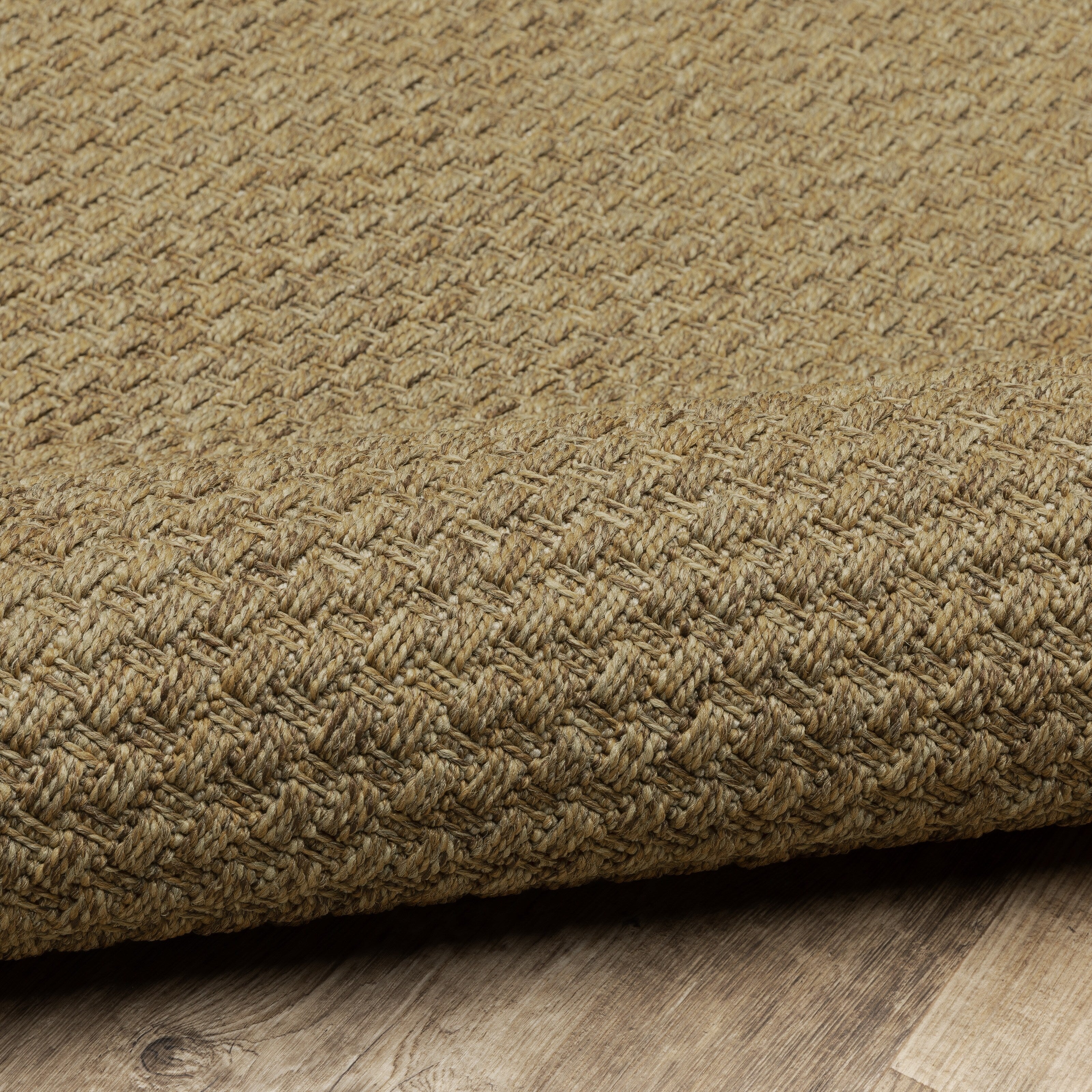 Style Haven Veranda Tonal Woven Basket Weave Indoor-Outdoor Rug
