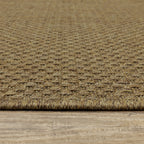 Style Haven Veranda Tonal Woven Basket Weave Indoor-Outdoor Rug