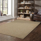 Style Haven Veranda Tonal Woven Basket Weave Indoor-Outdoor Rug