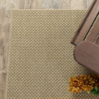 Style Haven Veranda Tonal Woven Basket Weave Indoor-Outdoor Rug