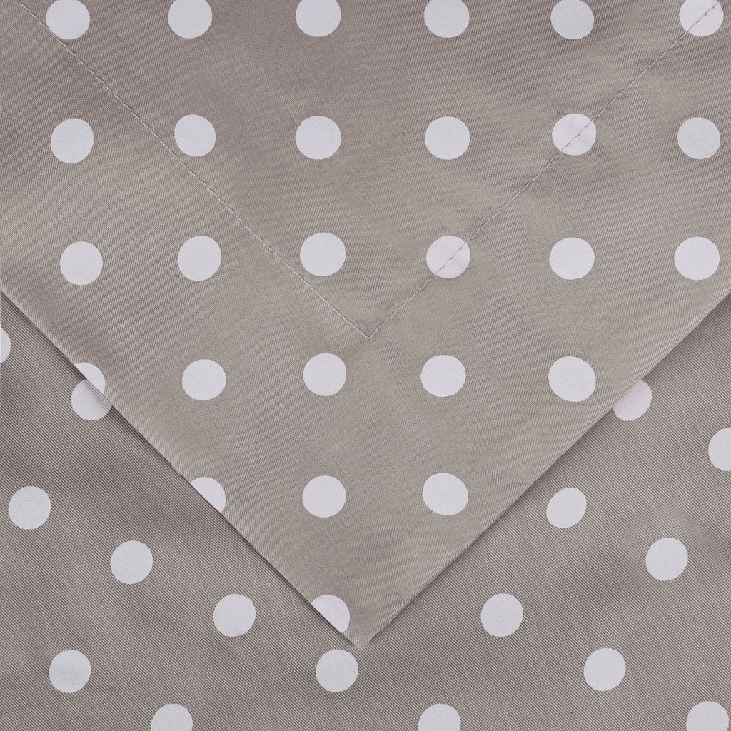 Superior Thread Count 600TC Polka Dot Cotton Blend Duvet Cover Set