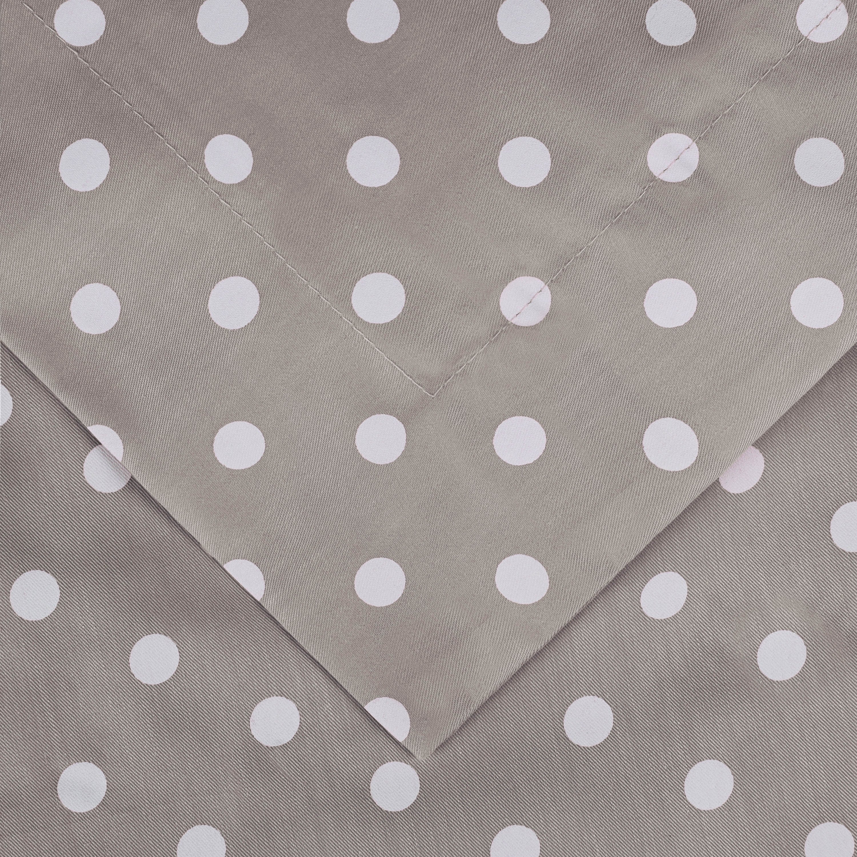Superior Thread Count 600TC Polka Dot Cotton Blend Duvet Cover Set