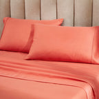 Superior Cotton Blend 1200 Thread Count Solid Deep Pocket Bed Sheet Set