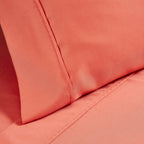 Superior Cotton Blend 1200 Thread Count Solid Deep Pocket Bed Sheet Set