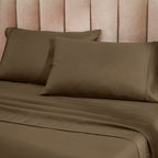 Superior Cotton Blend 1200 Thread Count Solid Deep Pocket Bed Sheet Set