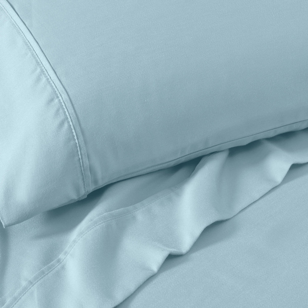 Superior Cotton Blend 1200 Thread Count Solid Deep Pocket Bed Sheet Set