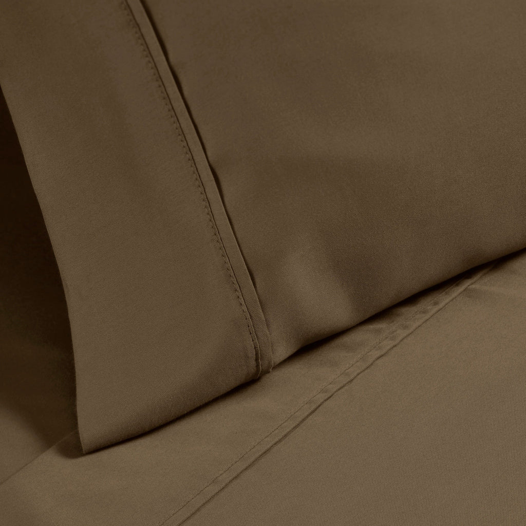 Superior Cotton Blend 1200 Thread Count Solid Deep Pocket Bed Sheet Set