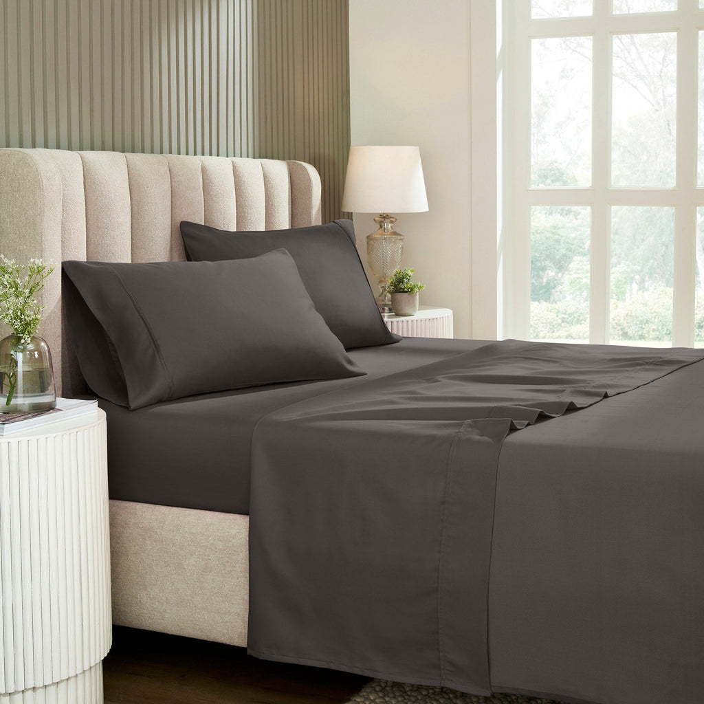 Superior Cotton Blend 1200 Thread Count Solid Deep Pocket Bed Sheet Set