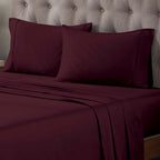 Superior Egyptian Cotton 400 Thread Count Solid Deep Pocket Bed Sheet Set