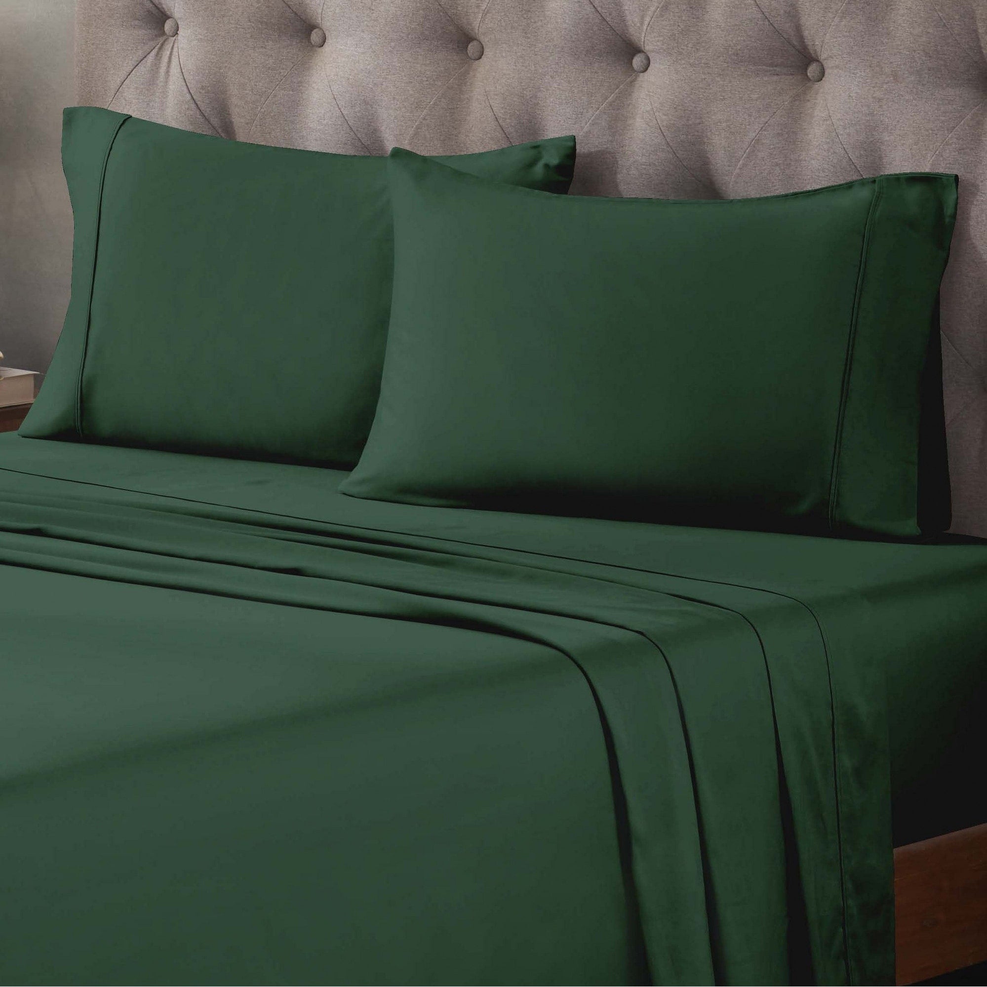Superior Egyptian Cotton 400 Thread Count Solid Deep Pocket Bed Sheet Set