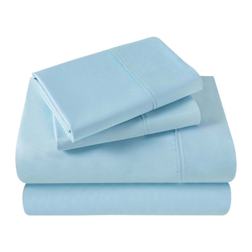 Superior Egyptian Cotton 400 Thread Count Solid Deep Pocket Bed Sheet Set