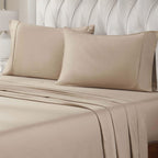 Superior Egyptian Cotton 400 Thread Count Solid Deep Pocket Bed Sheet Set