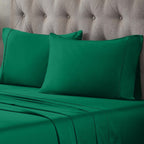 Superior Egyptian Cotton 400 Thread Count Solid Deep Pocket Bed Sheet Set