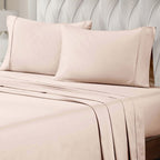 Superior Egyptian Cotton 400 Thread Count Solid Deep Pocket Bed Sheet Set