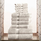 Superior Egyptian Cotton Pile Heavyweight 10-Piece Towel Set